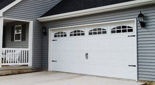 carriage house stamped garage doors