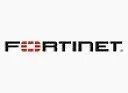 Fortinet logo: Black text with a red, stylized