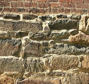 Old stone foundation