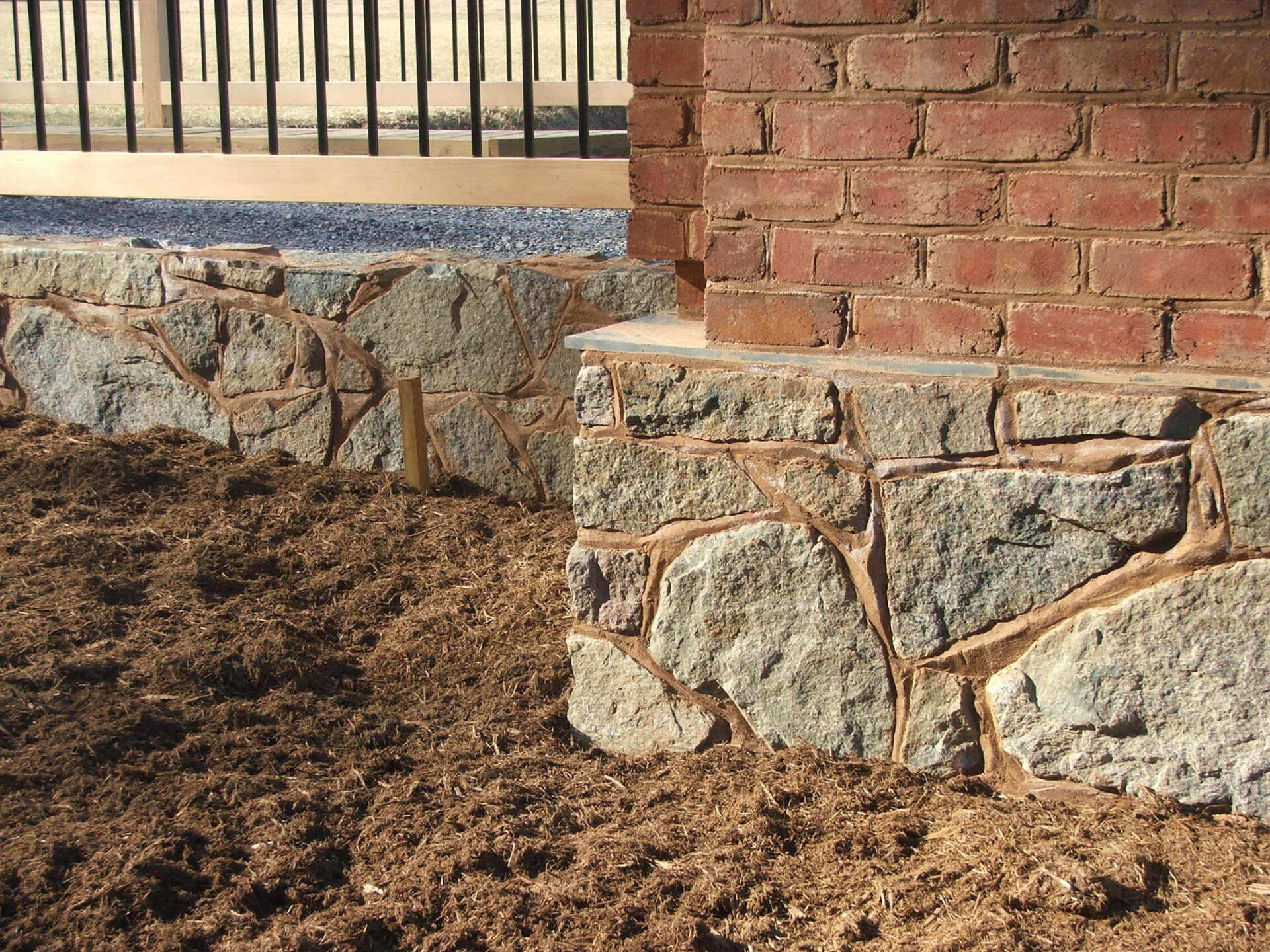 Old stone foundation