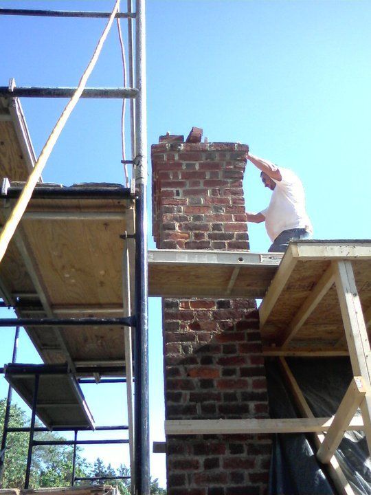 Man doing home restoration work