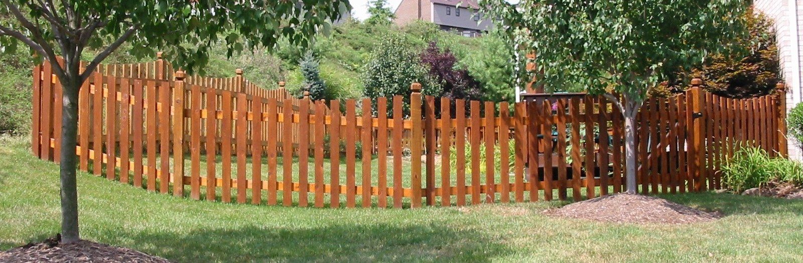 cedar picket fence #11