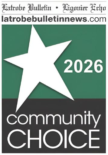 2026 community choice award badge with white star on green and black background
