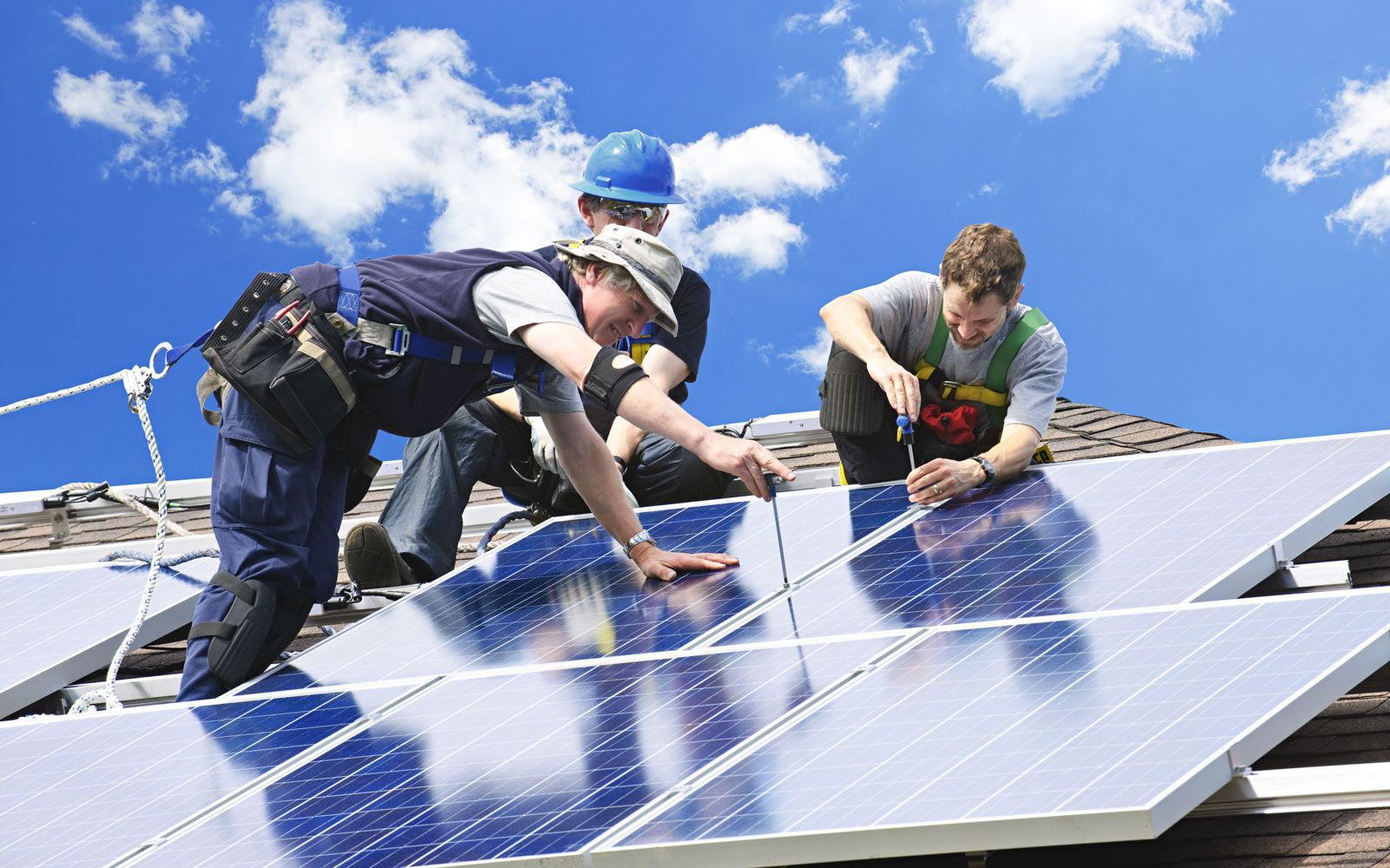 Solar panel installation