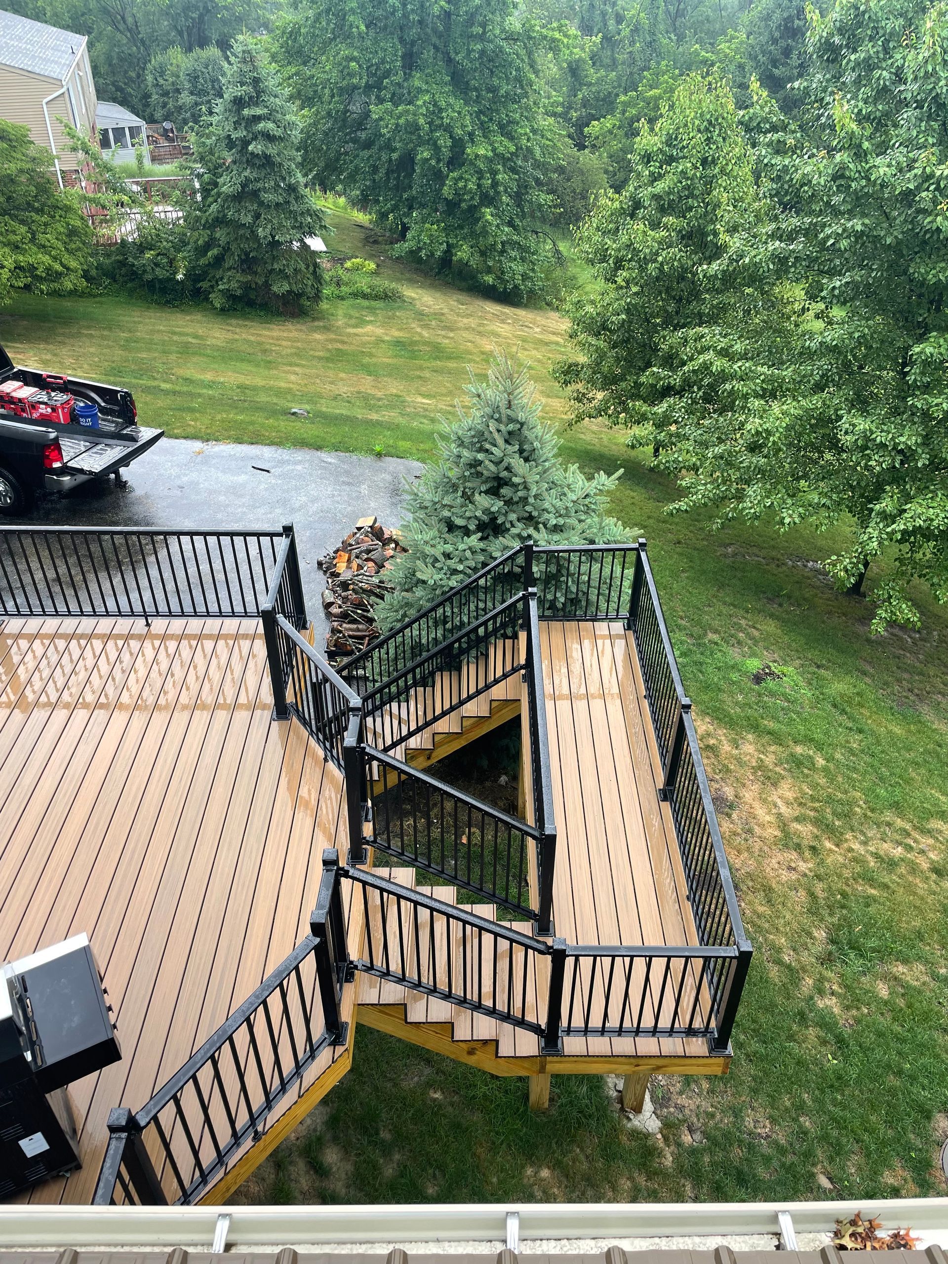 Brand new residential deck