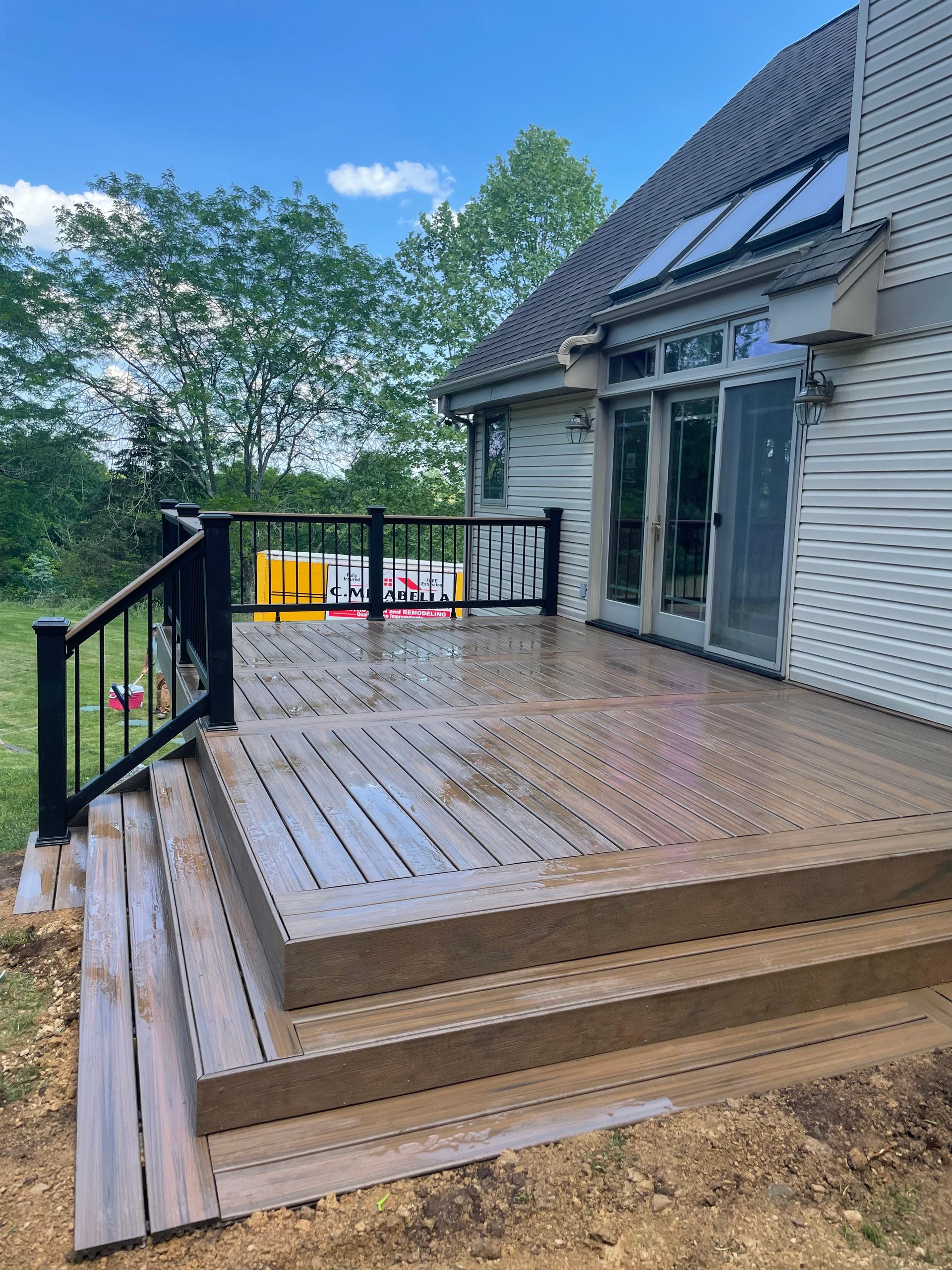 Custom deck installation