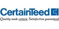 certainteed quality made certain satisfaction guaranteed brand logo