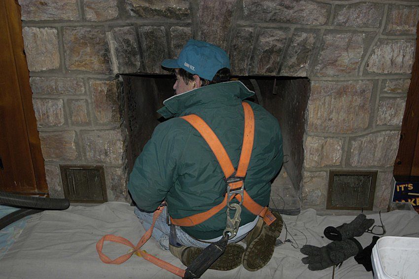 Fireplace cleaning