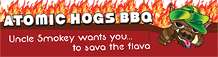 Atomic Hog BBQ | Logo