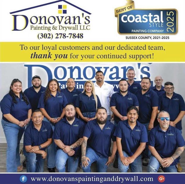 Donovan's Painting & Drywall team
