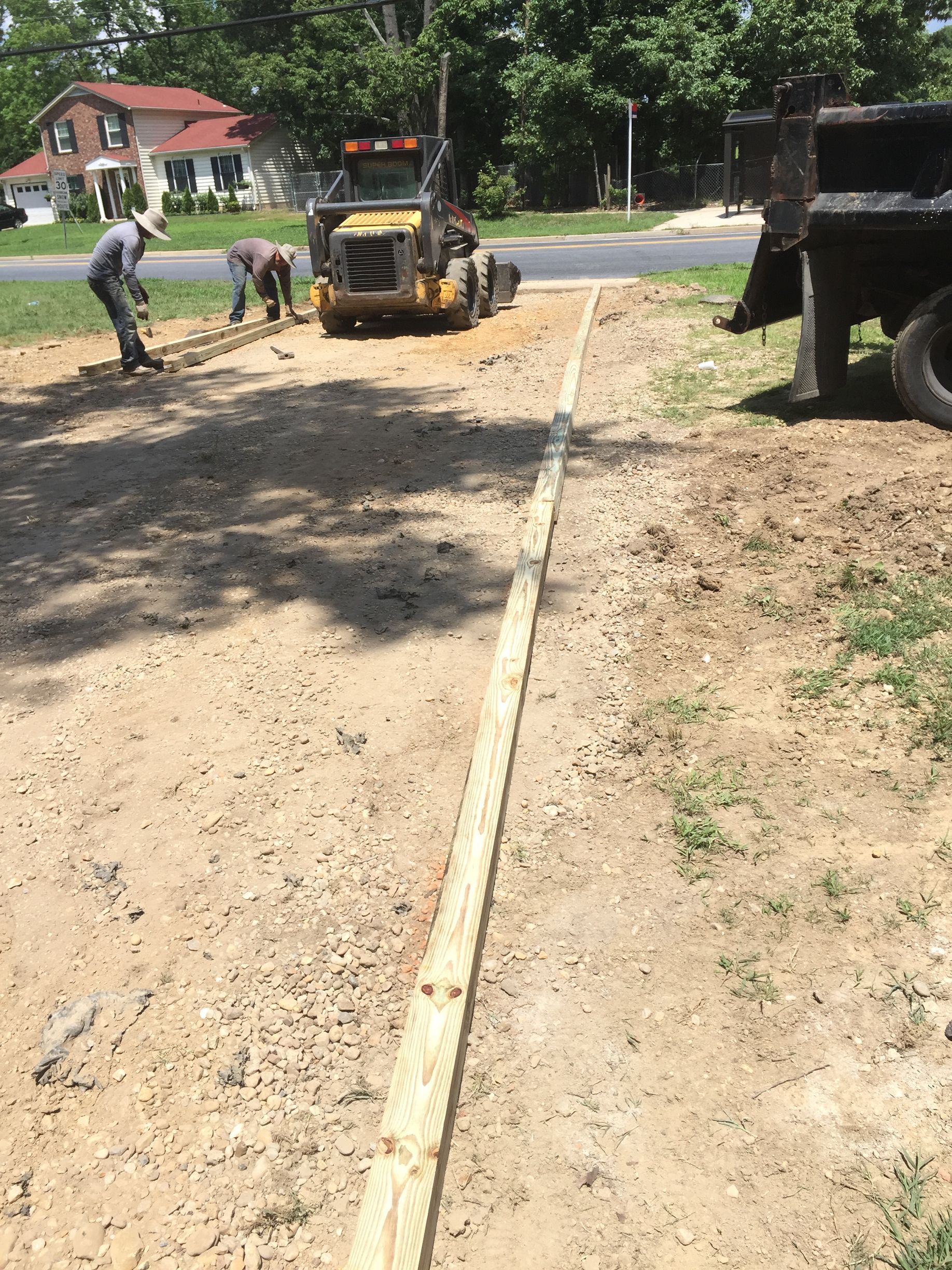 Asphalt installation work