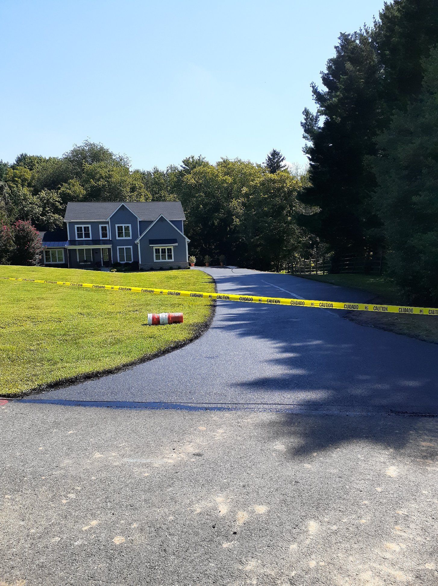 Residential driveway