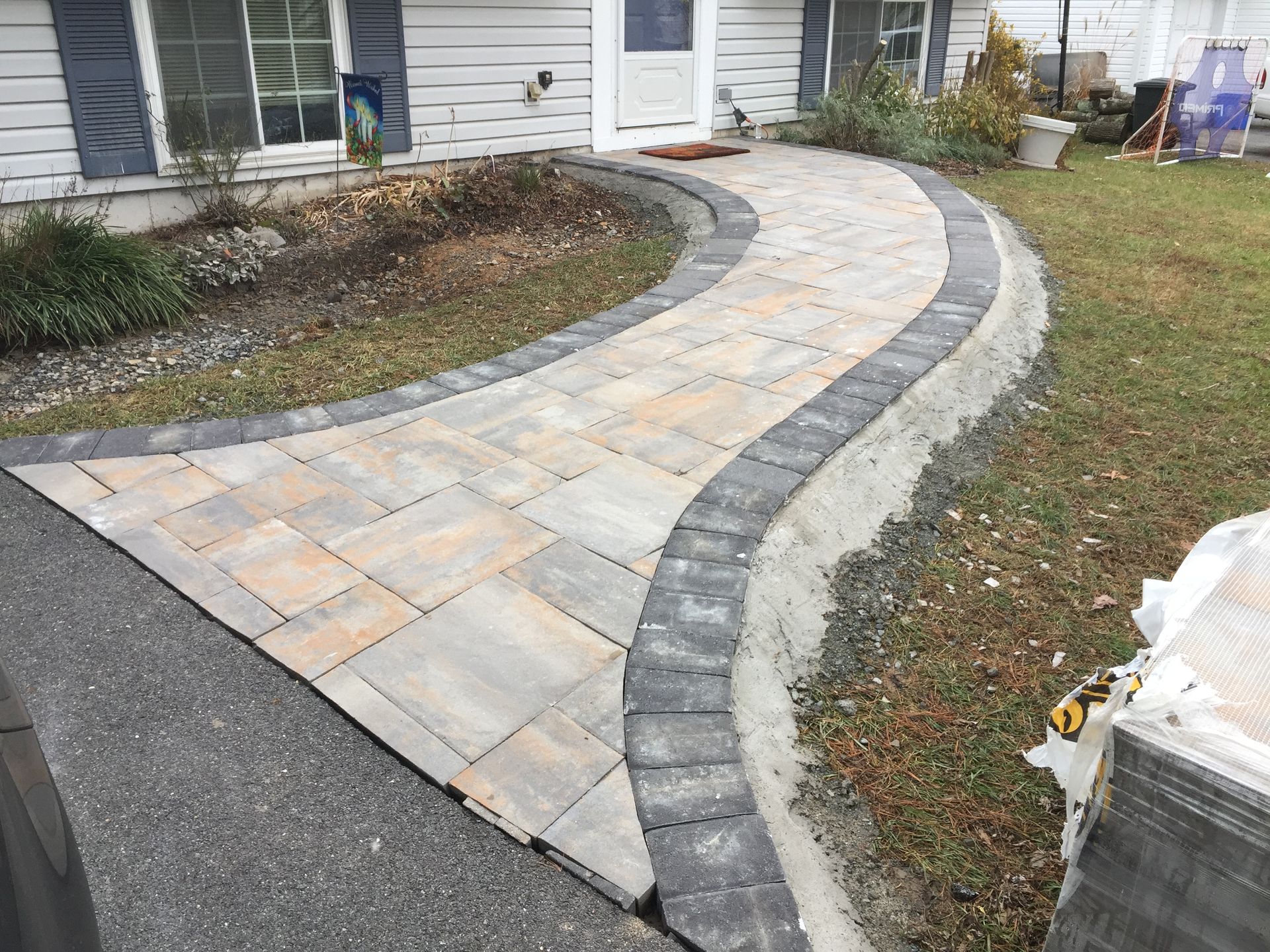 Stone walkway