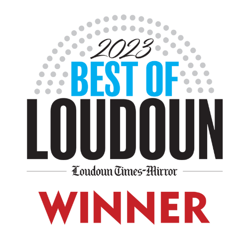 A logo for the best of loudon winner.