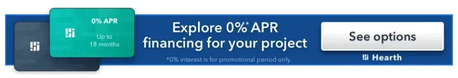 Financing banner ad