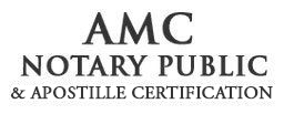 AMC Notary Public & Apostille Certification - Logo