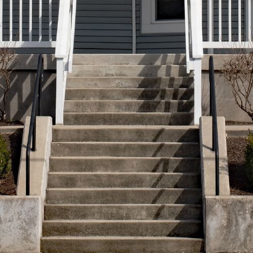 Concrete stairs