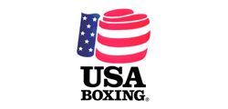 USA Boxing logo with American flag-inspired design and the text