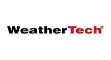WeatherTech logo in black and red on a white background
