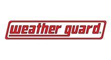 Weather Guard red logo on a white background