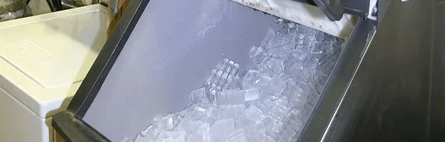 Ice on ice machine