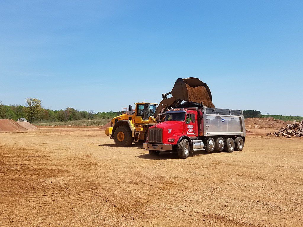 R9 truck being loaded up.