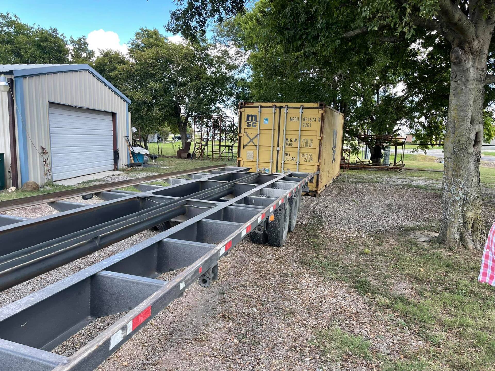 Used shipping container