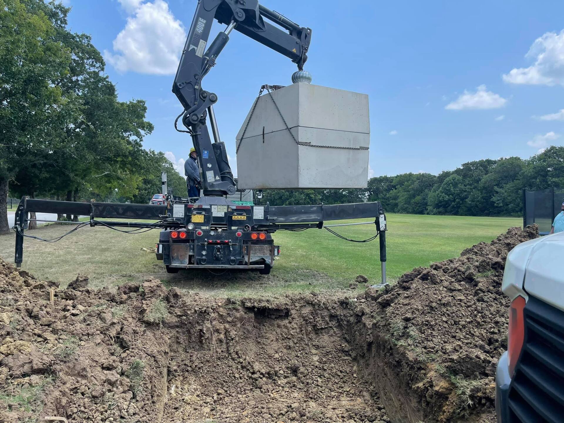 Storm shelters installation