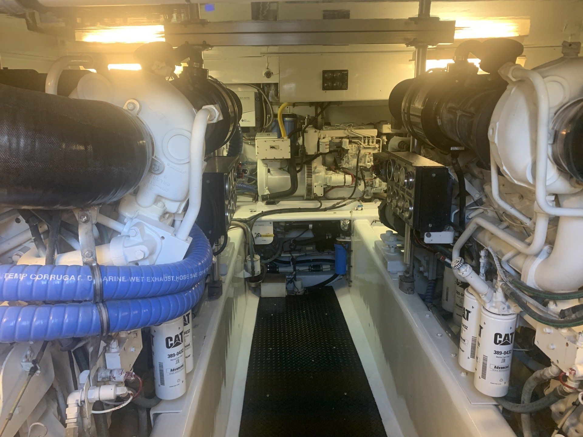 Boat engine room