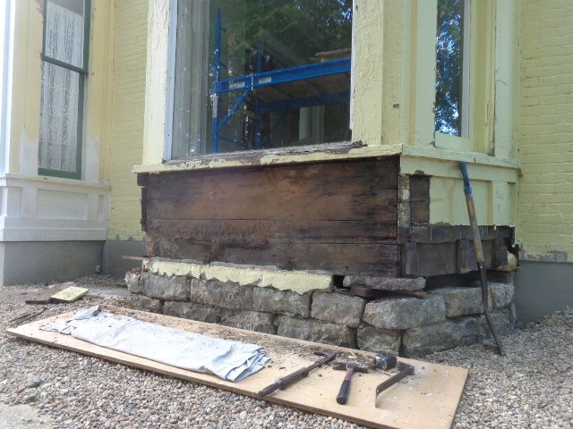 Demolished Exterior of a House