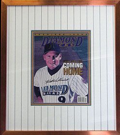 A diamondbacks baseball player is on the cover of a diamondbacks magazine