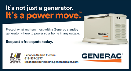 An advertisement for a generator that says it 's not just a generator it 's a power move