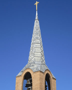 Same Steeple Today, 50 Years later