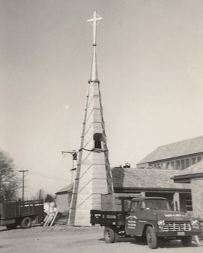 1965 Fabricating and Installing Steeple