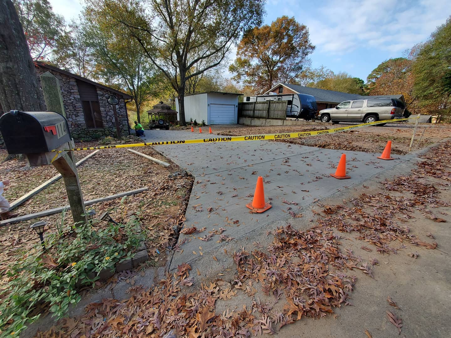 Residential driveway