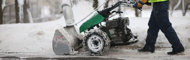 Sidewalk snow removal