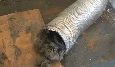 Dryer vent cleaning