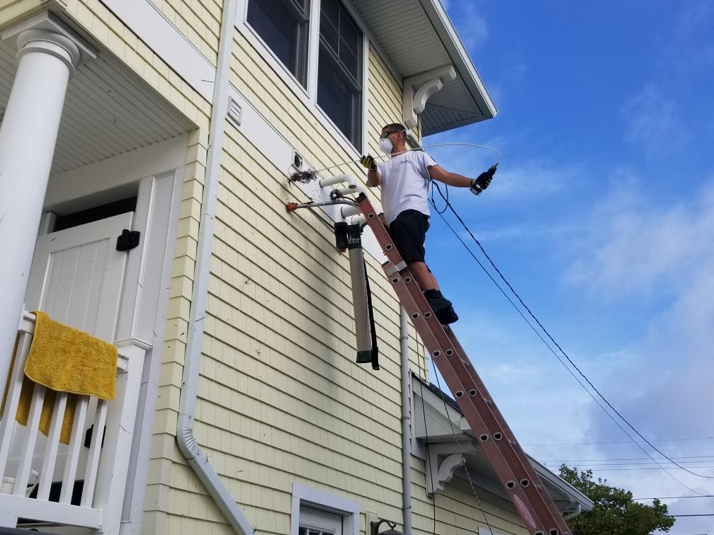 Dryer vent cleaning