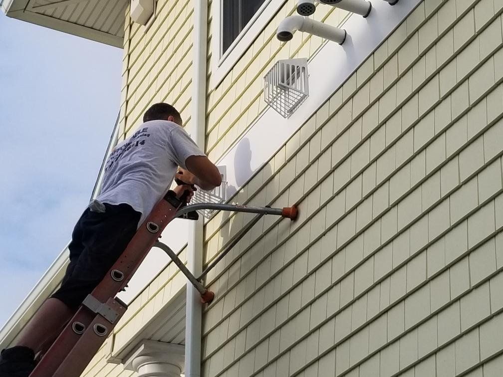 Dryer vent cleaning