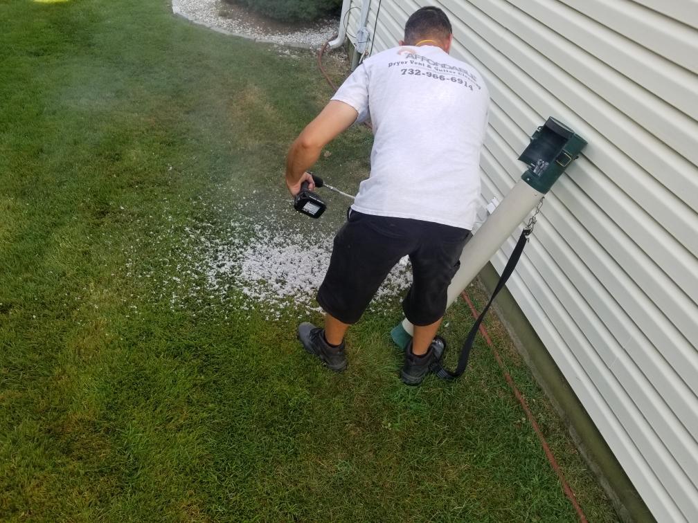 Dryer vent cleaning