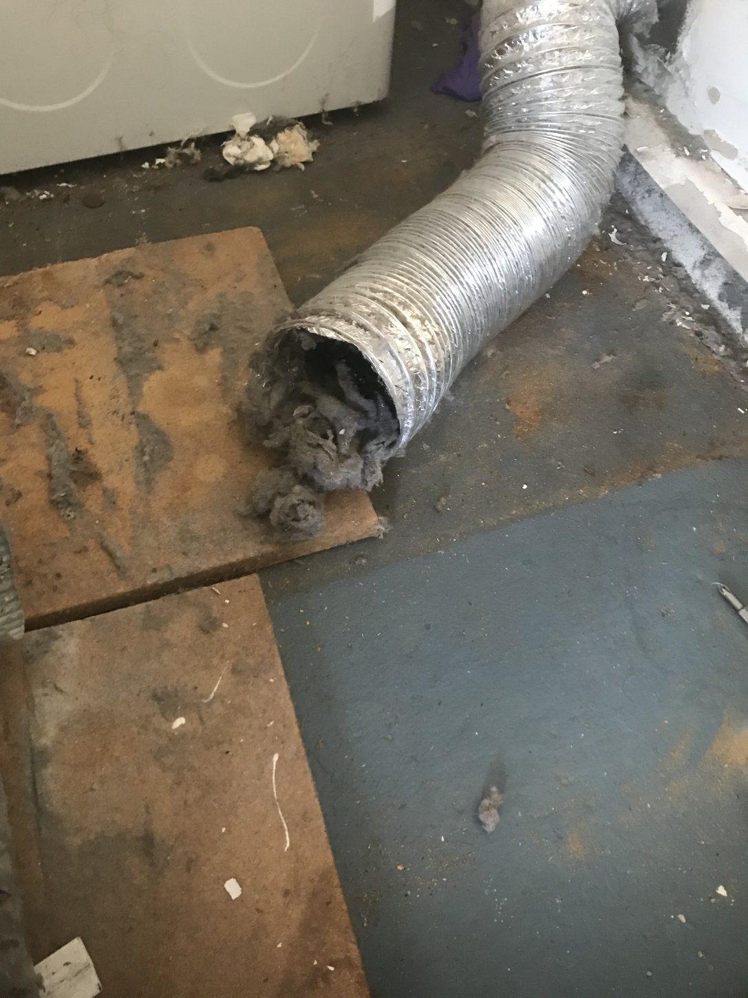 Dryer vent cleaning