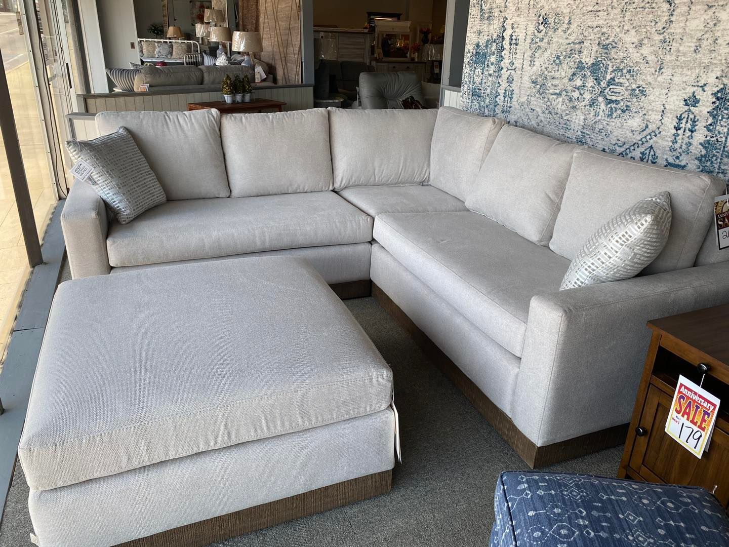 Light gray sofa
