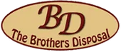 The Brothers Disposal logo on a black rounded rectangle, white text.