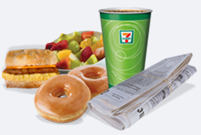 Picture of sandwiches, donut and fruit cup