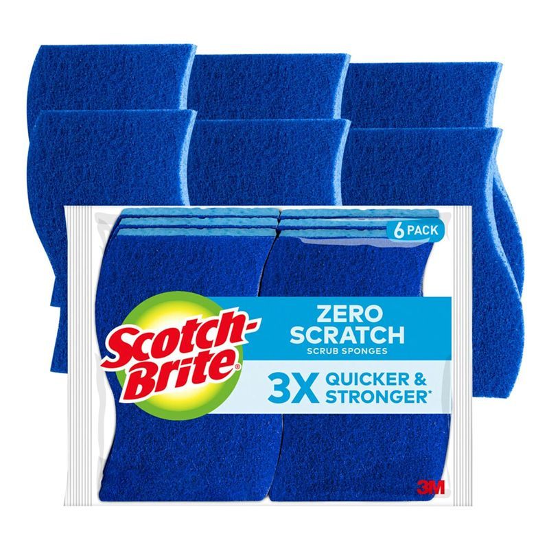 Scotch-Brite Zero Scratch Scrub Sponges
