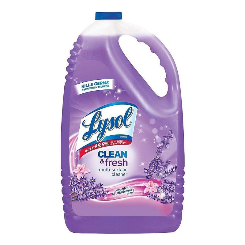 Lysol Multi-Surface Cleaner, Sanitizing and Disinfecting Pour, Lavender and Orchard Essence