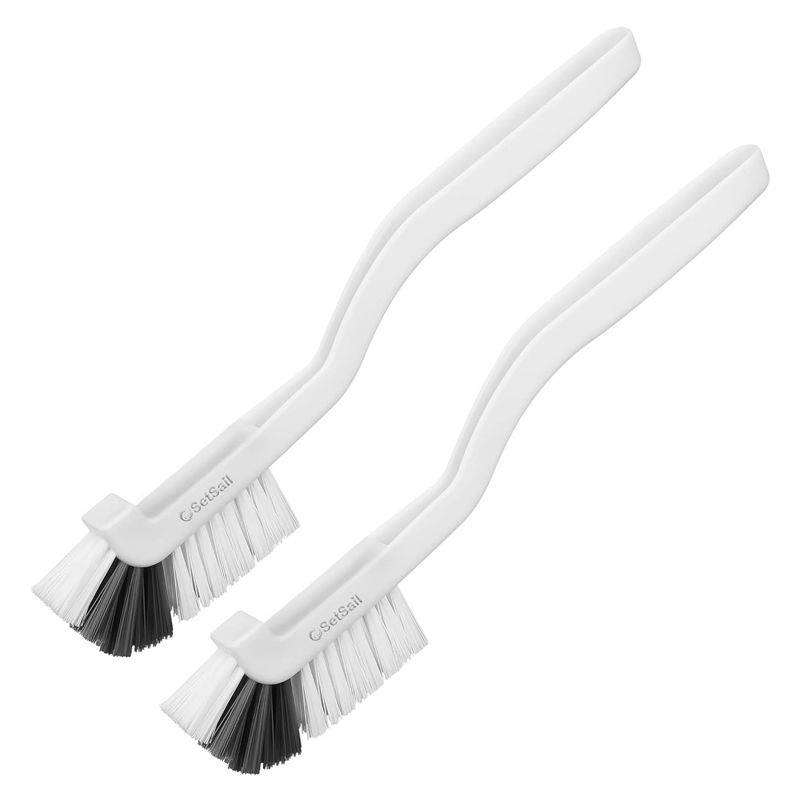 Small Scrub Brush, Mini Grout Brush Micro Edge Corner Cleaning Brush
