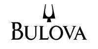 Bulova logo with stylized black tuning fork above the word “BULOVA” on a white background