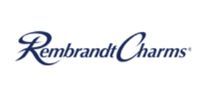 Rembrandt Charms logo in dark blue script on a white background