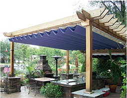 under pergola  canopies